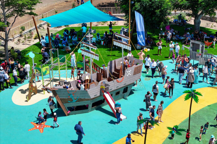 La plus grande aire de jeux d’eau de Saint-Denis inaugurée !